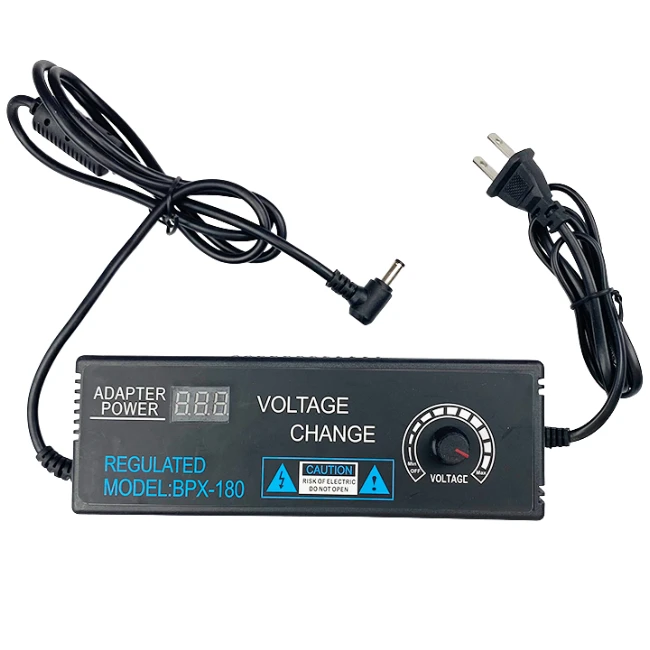 Adjustable DC Power Supply Adapter 3-36V 1A 2A 3A 5A 10A with Digital Display