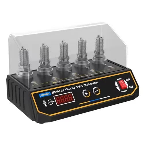AUTOOL SPT360 Universal 5-Hole Spark Plug Tester – High-Performance Ignition System Analyzer for 110V/220V Vehicles, Car Engine Coil Diagnostic Tool